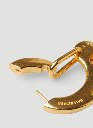 Balenciaga Clip Carabiner Earring Gold bal0248113