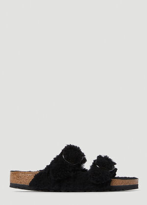 Birkenstock Arizona Shearling Sandals Black brk0250002