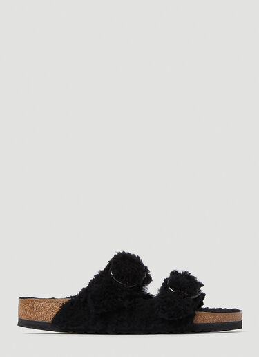Birkenstock Arizona Shearling Sandals Black brk0250002
