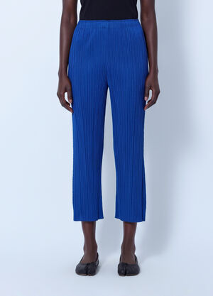 Pleats Please Issey Miyake July Pleated Pants Blue plp0266057