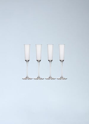 Serax x Ann Demeulemeester Set Of Four Grace Champagne Glasses Green wps0691770