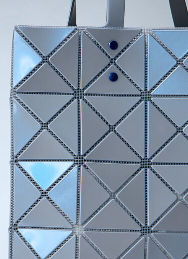 LN-CC® - Bao Bao Issey Miyake: Lucent One-Tone Tote Bag - Blue Bao Bao Issey Miyake Lucent One-Tone Tote Bag Blue bao0366006
