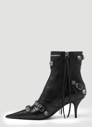 Balenciaga Cagole M70 Heeled Boots Black bal0248073