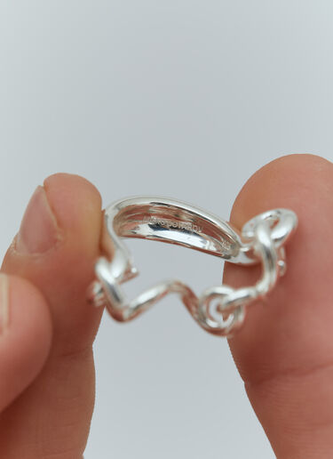 Milko Boyarov Worm Chain Ring Silver mkb0354005
