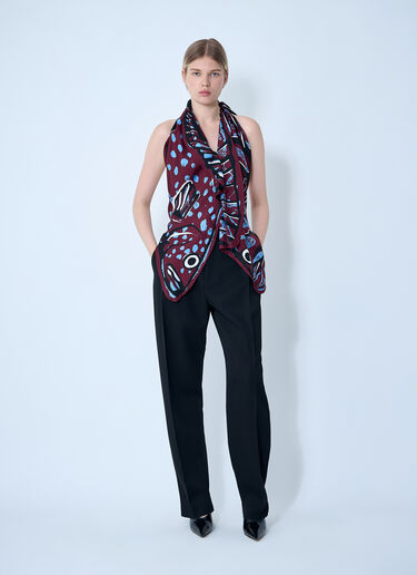 Silk Twill Printed Top Bottega Veneta Silk Twill Printed Top Black bov0260008