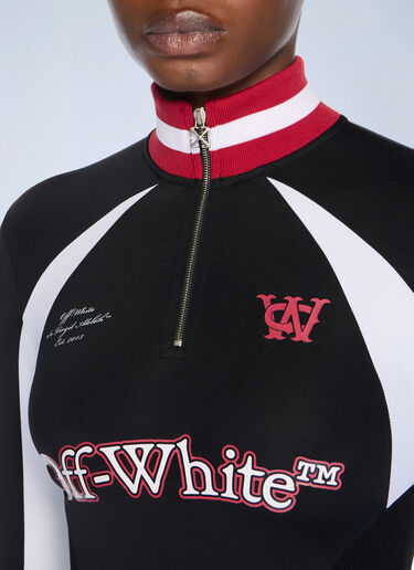 Tech Jersey Midi Dress Off-White Tech Jersey Midi Dress Black ofw0262081