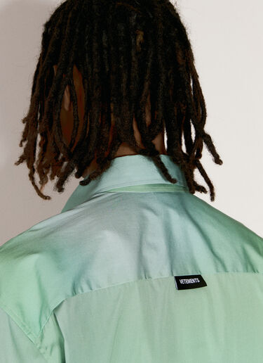 VETEMENTS Anime Short-Sleeve Shirt Green vet0156006