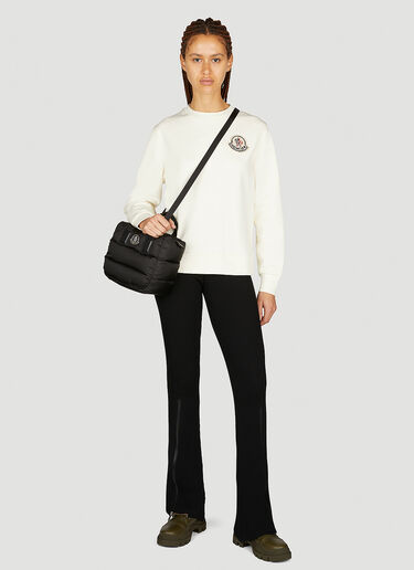 Moncler 徽标贴饰运动衫 白色 mon0253033