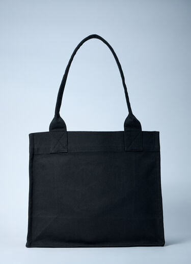 GANNI Large Easy Shopping Tote Bag Black gan0261034
