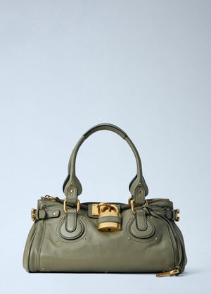 Chloé Small Paddington Chain Shoulder Bag Green chl0264047