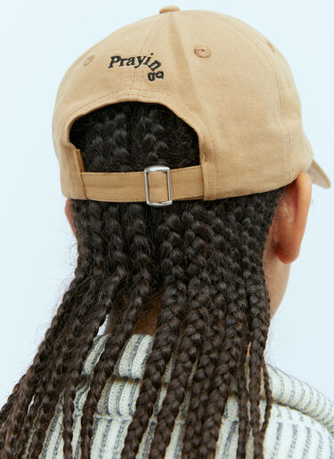 Demon Baseball Cap Praying Demon Baseball Cap Brown pry0354020