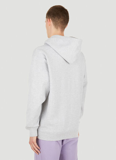 Saintwoods Graphic Print Hooded Sweatshirt Grey swo0149007