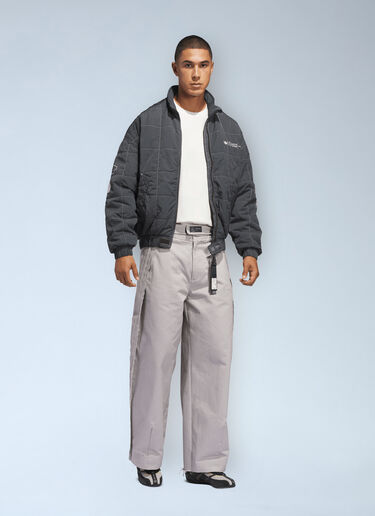 adidas x Bad Bunny x Mercedes AMG F1 Logo Motif Bomber Jacket Grey adi0364007