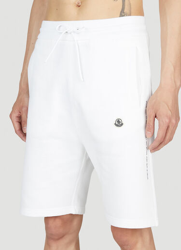 7 Moncler Fragment Track Shorts White mfr0154010