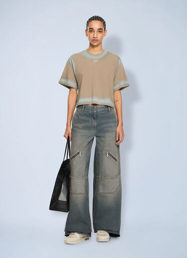 LN-CC® - Off-White: Big Pockets Denim Pants - Blue Off-White Big Pockets Denim Pants Blue ofw0264074
