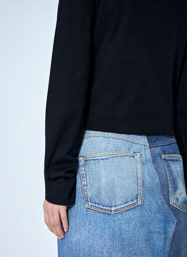 LN-CC® - Our Legacy: Slim Zip Longsleeve Top - Black Our Legacy Slim Zip Longsleeve Top Black our0265035