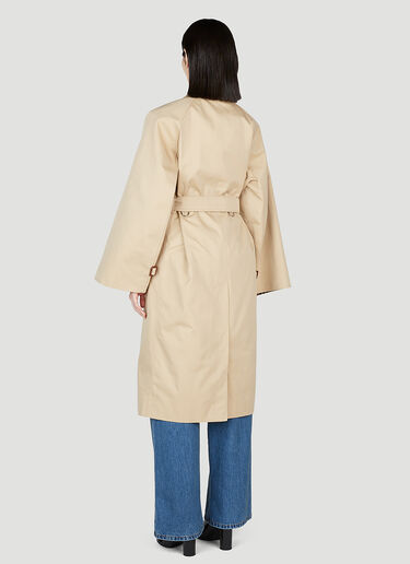 Burberry Cotness Double-Breasted Trench Coat Beige bur0253008