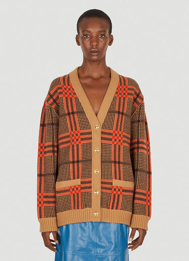 Burberry reversible cardigan clearance
