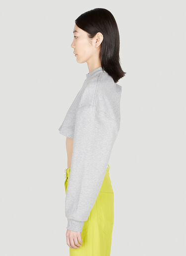 Cropped Sweatshirt adidas by Stella McCartney Cropped Sweatshirt Grey asm0251016