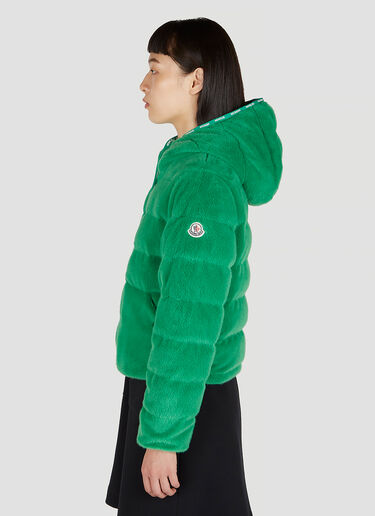 Moncler Malp ファジージャケット グリーン mon0251001