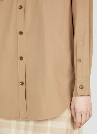 Burberry 파올라 라벨 셔츠 카멜 bur0252009