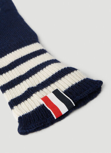 Four Bar Stripe Gloves Thom Browne Four Bar Stripe Gloves Navy thb0151026