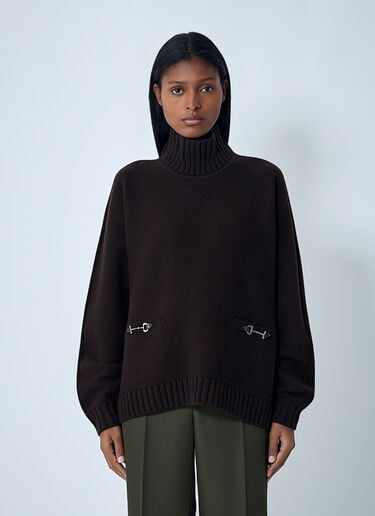 Horsebit Sweater Gucci Horsebit Sweater Black guc0261111