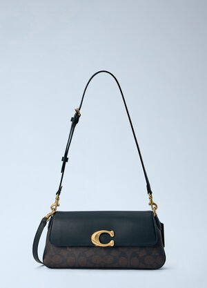 Coach Jet Shoulder Bag In Signature Upcrafted Leather Black coa0266007