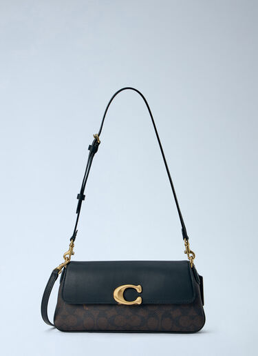 LN-CC® - Coach: Jet Shoulder Bag In Signature Upcrafted Leather - Black Coach Jet Shoulder Bag In Signature Upcrafted Leather Black coa0266007