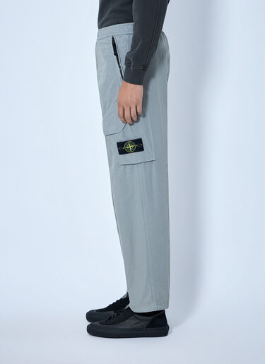 Stone Island Cargo Trousers with Elasticated Waistband Grey sto0165006