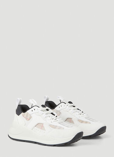 Check Mesh Sneakers Burberry Check Mesh Sneakers White bur0251081