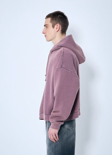 Acne Studios Drawstring Hood Sweatshirt Purple acn0159007