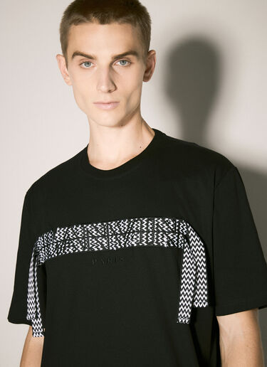 Curb Lace T-Shirt Lanvin Curb Lace T-Shirt Black lnv0158003