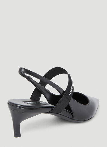 Miu Miu Slingback Kitten Heels Black miu0252071