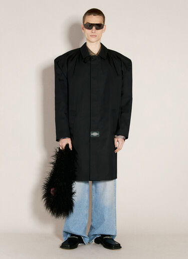 Martine Rose Rider Overcoat Navy mtr0156005