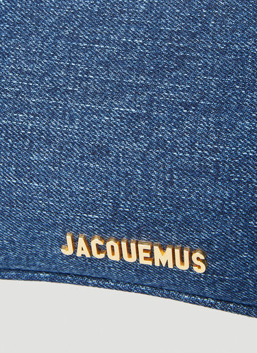 Jacquemus Le Bisou Denim Shoulder Bag Blue jac0251099
