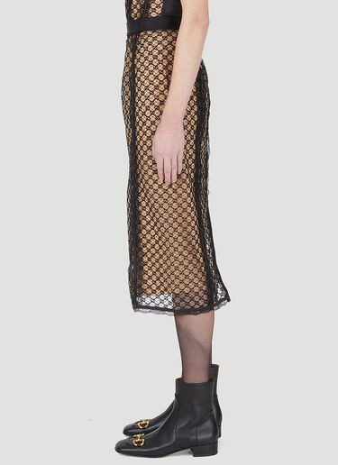 Gucci GG 网纱半身裙 黑色 guc0247027