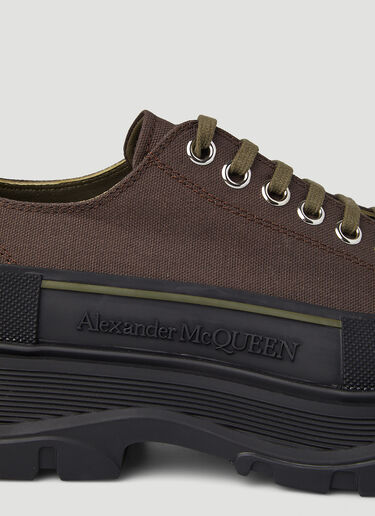 Alexander McQueen トレッドレースアップシューズ ブラウン amq0146031