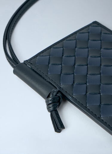 Bottega Veneta Intrecciato Piccolo Badge Holder Black bov0164004
