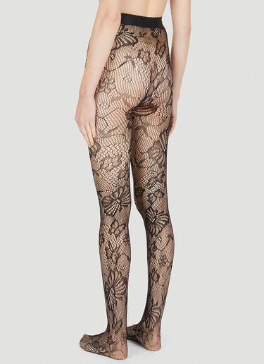 Gucci Butterfly Motif Tights Black guc0251015