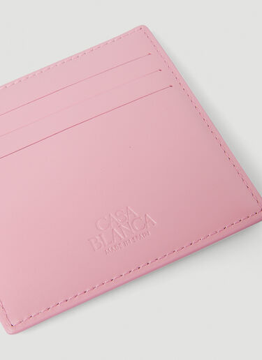Casablanca Monogram Gradient Card Holder Pink cbl0247018