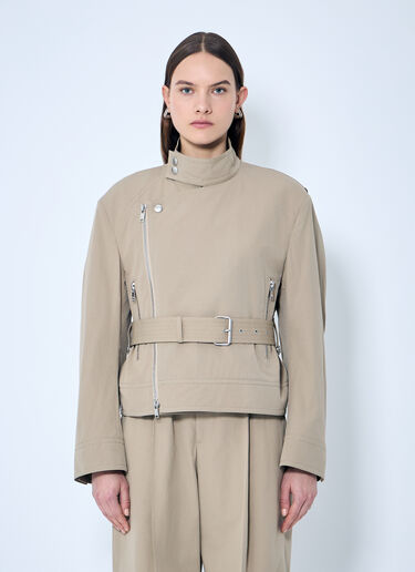 Bottega Veneta コンパクトコットンブルゾン  ベージュ bov0259011