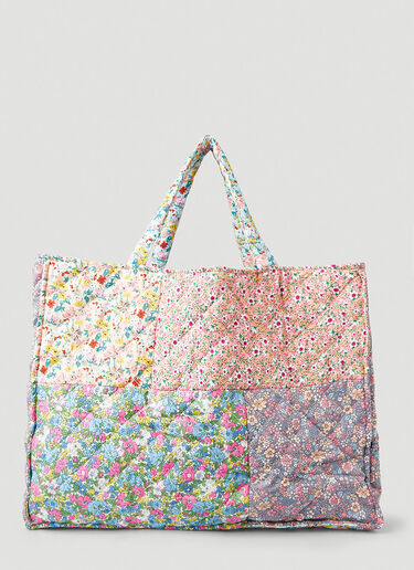Arizona Love Cabas Flower Print Quilted Tote Bag Multicolour arz0249005