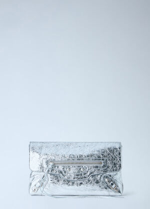 Balenciaga Le City Clutch Silver bal0265025