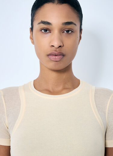 Jil Sander Layered T-Shirt Beige jil0259009