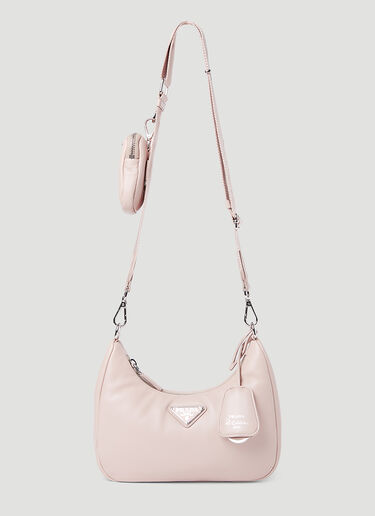 Re-Edition 2005 Leather Shoulder Bag Prada Re-Edition 2005 Leather Shoulder Bag Pink pra0254031