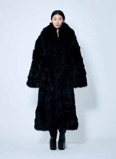 Entire Studios Vast Faux-Fur Coat Black ent0358035