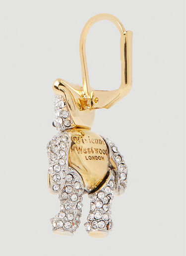 Vivienne Westwood Teddy Little Pavé Earrings Gold vvw0249084