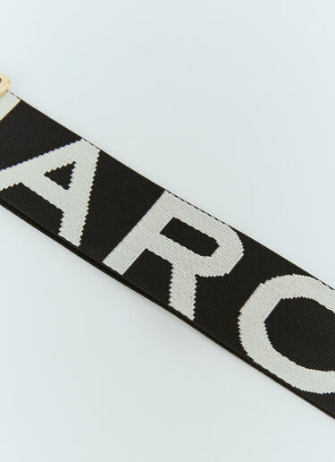 Marc Jacobs 로고 자카드 스트랩 블랙 mcj0254011