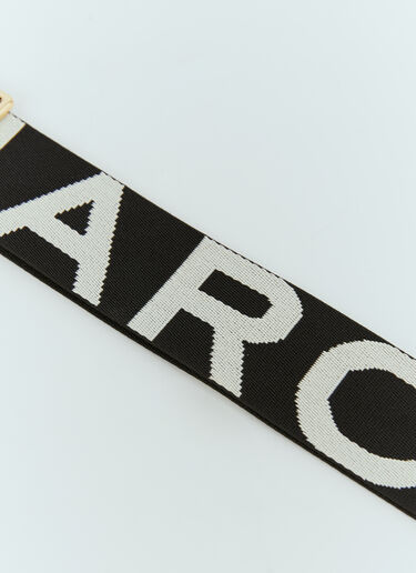 Marc Jacobs 徽标提花扣带 黑 mcj0254011